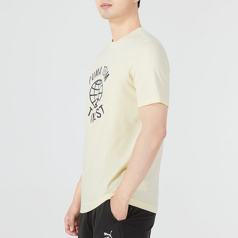 PUMA Team Graphic Tee 'White' 536956-41