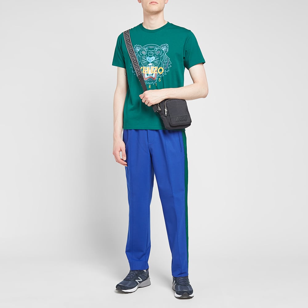 KENZO SS21 Tiger Head Printing Short Sleeve Unisex Green F965TS0504YA-53