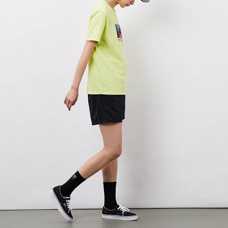 (WMNS) Vans Logo Printing Round-neck Yellow VN0A3ZOCTCY