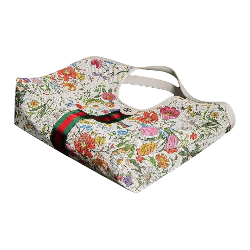 (WMNS) Gucci Giglio Flora Large Tote Bag 'White Multicolor' 853971-FAGDB-9564