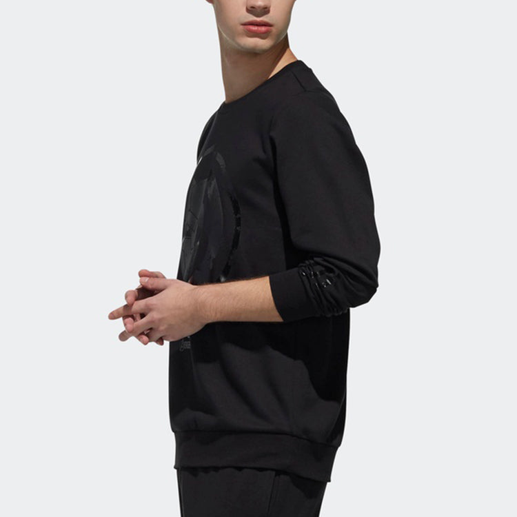 adidas neo U AVNGRS SWT Casual Sports Round Neck Pullover Black DW7810