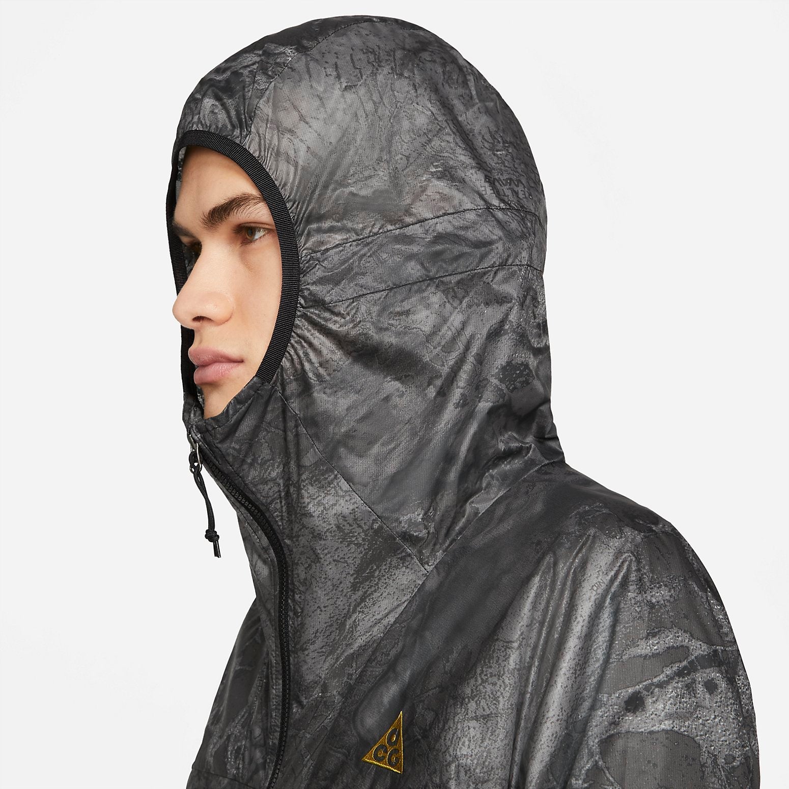 Nike Acg Realtree HD Windbreaker Jacket 'Grey' DC1243-010