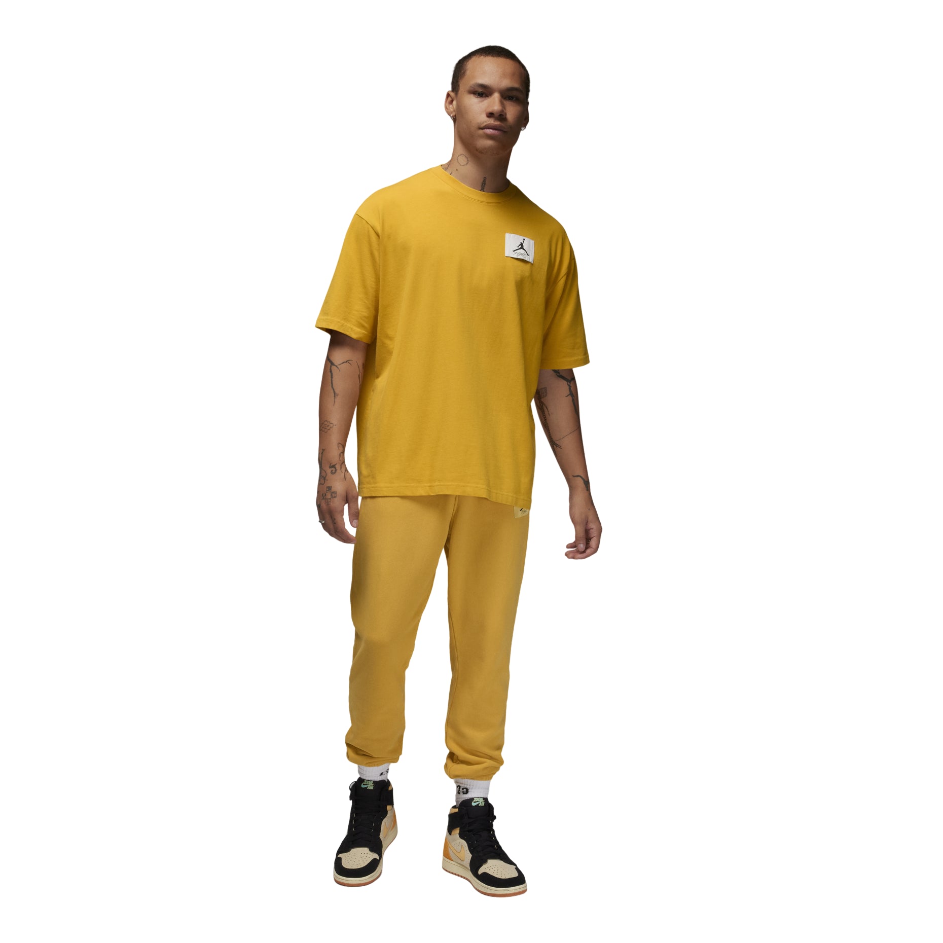 Air Jordan Flight Essential Oversized T-shirt Asia Sizing 'Yellow' DZ0605-752