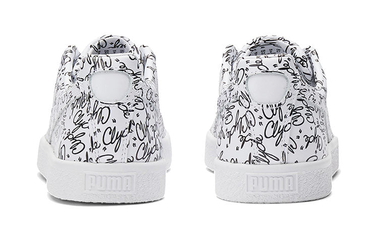 PUMA Clyde 'All Over Script Print' 375889-01