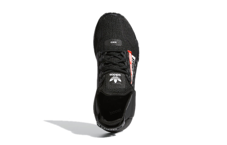 (GS) adidas NMD_R1 V2 J 'Overbranded - Core Black' H02540