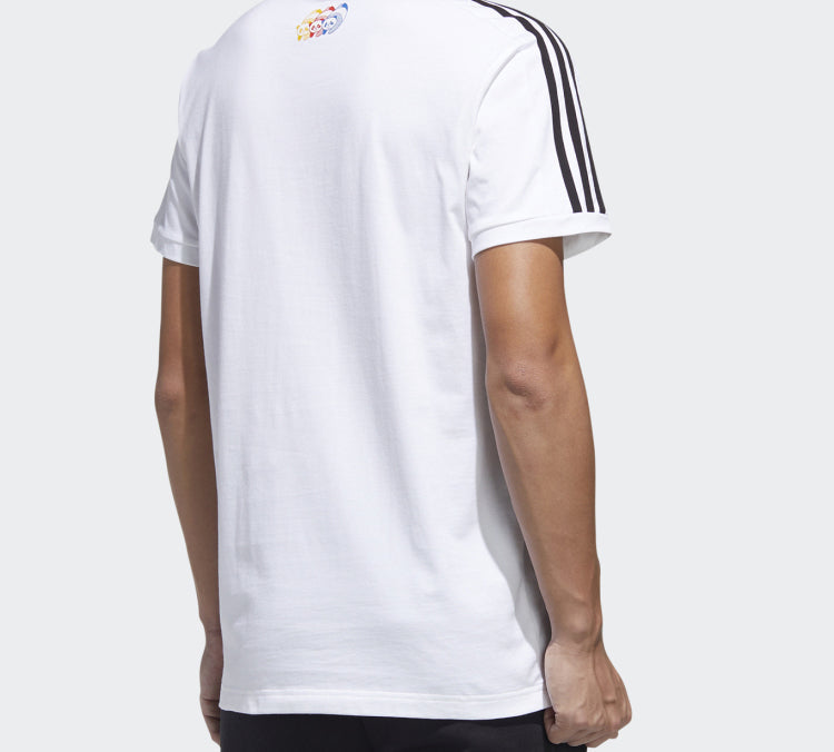 adidas Neo M PNDA 3S LG T T-Shirt 'White' GK1542