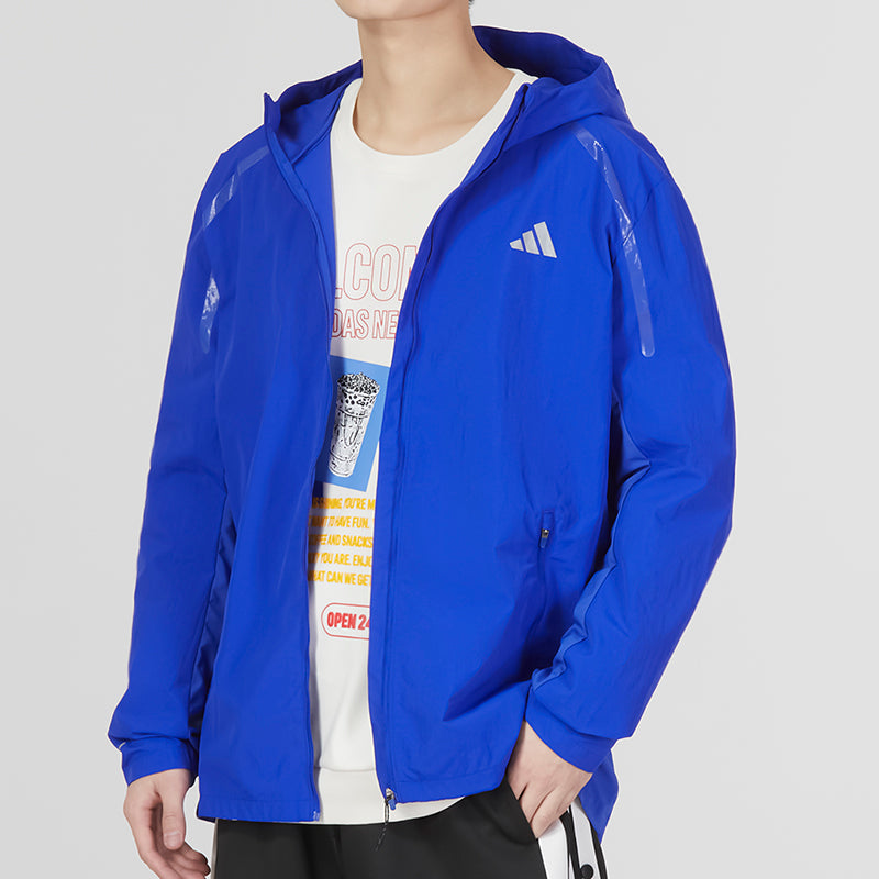 adidas Marathon Warm-Up Running Jacket 'Blue' IB8266