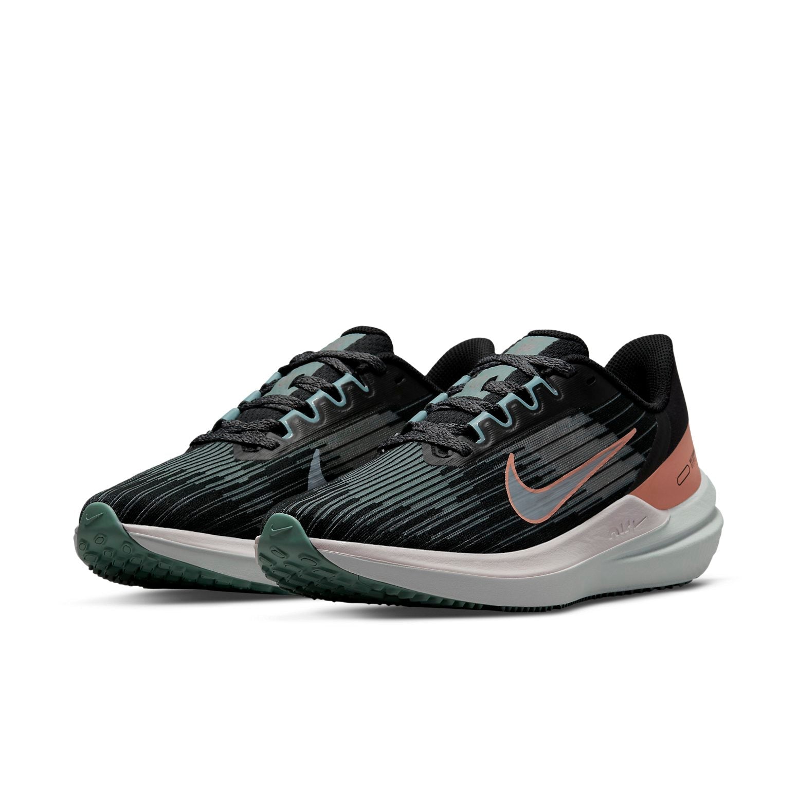 (WMNS) Nike Air Zoom Winflo 9 'Black Light Madder Root' DD8686-004