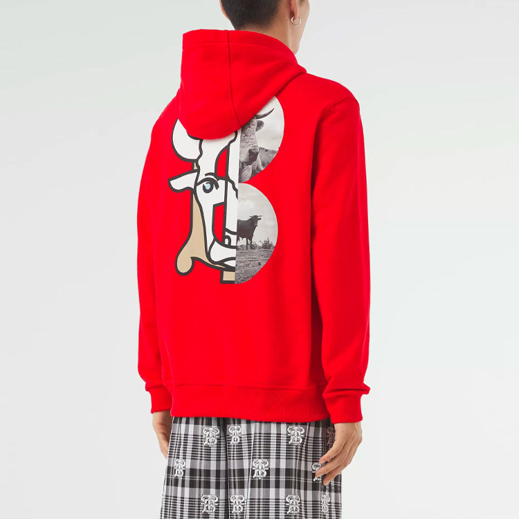 Burberry SS21 Alphabet Printing Unisex Red 80370821