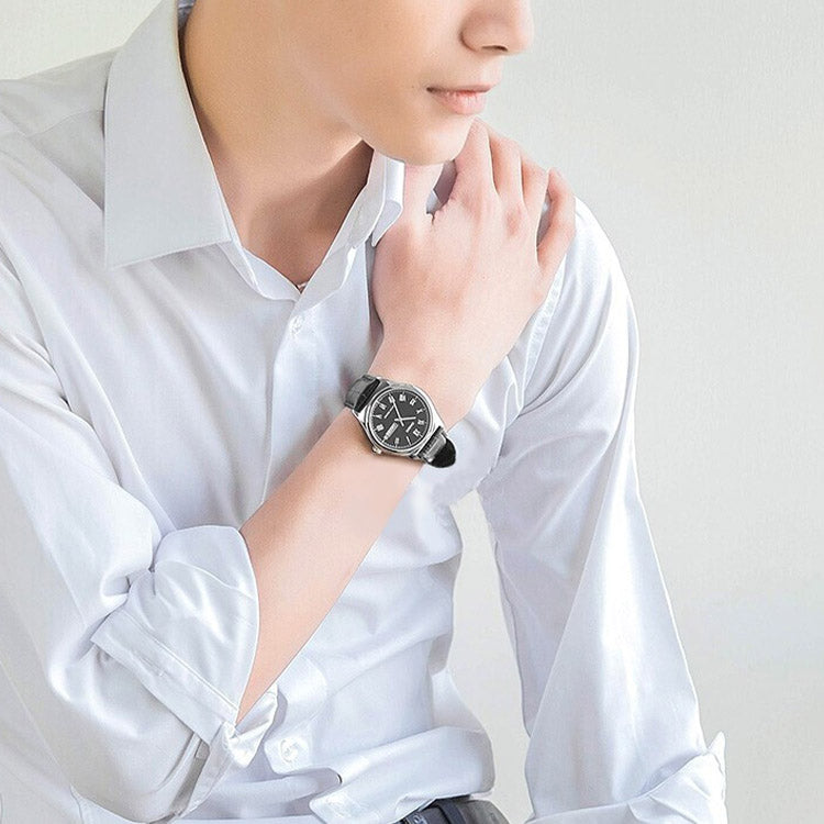 CASIO Leather Band Waterproof Men Mens Black Analog MTP-V006L-1B