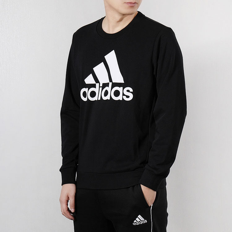adidas MH BOS CREW FT Round Neck Pullover Black DT9941