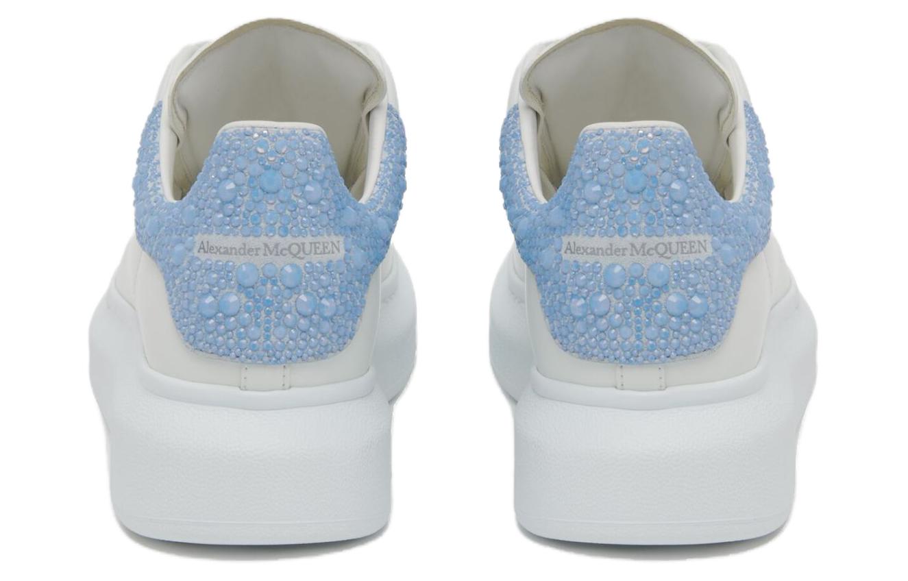 (WMNS) Alexander McQueen Oversized Sneakers 'Baby Blue White' 718243WIEEI9412