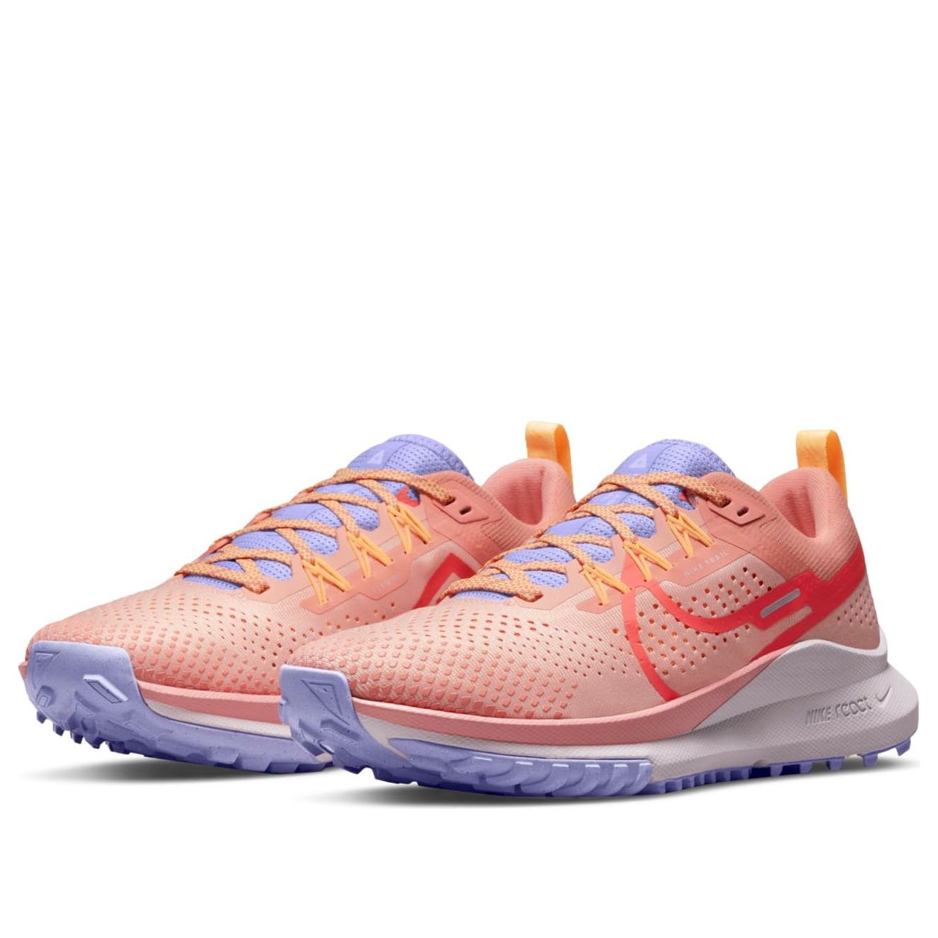 (WMNS) Nike React Pegasus Trail 4 'Arctic Orange Purple Pulse' DJ6159-800