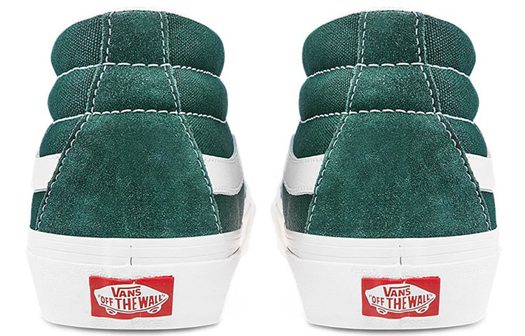 Vans Sk8-Mid Classic Mid-Top Casual Skate Shoes Unisex Green VN0A3WM322K
