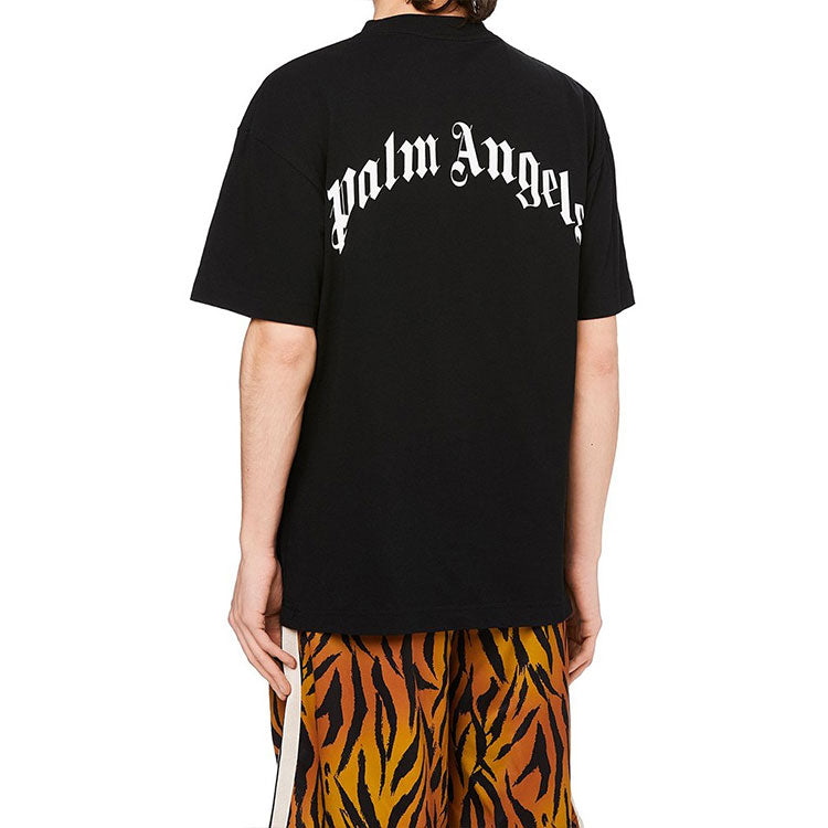 Palm Angels Bear Short-Sleeve Tee Men Black PMAA001R21JER0011060