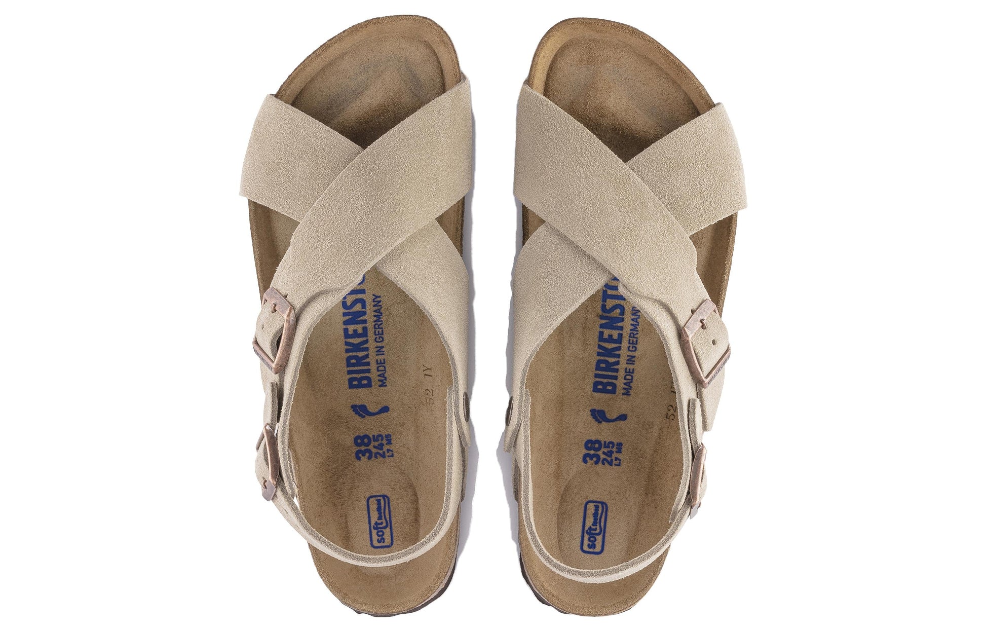 (WMNS) Birkenstock Tulum Suede Leather 'Taupe' 1023247