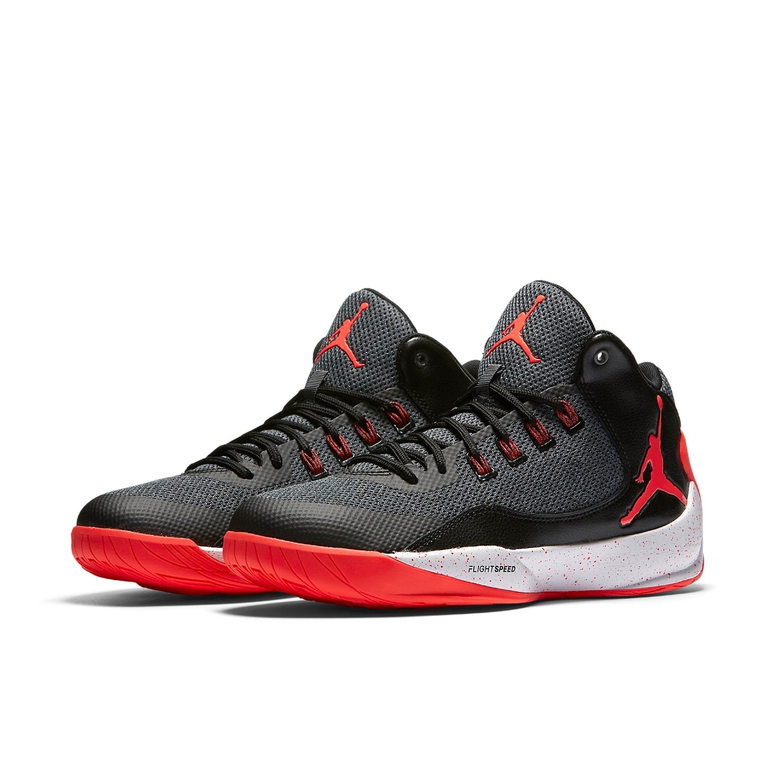 Air Jordan Rising High 2 Sneakers Black/Red/White 844065-006