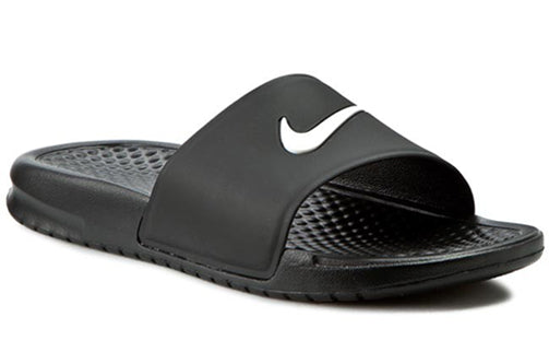 (WMNS) Nike Benassi Shower Slide (W) Black White Slippers 'Black White' 819703-010