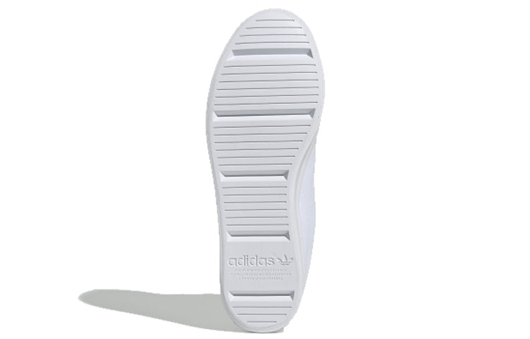 (WMNS) adidas originals Courtvantage Heel Logo White FU6820