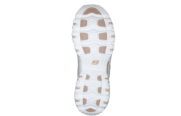 (WMNS) Skechers D 'Lites Fresh Start Low Running Shoes Gold 11931-WTRG