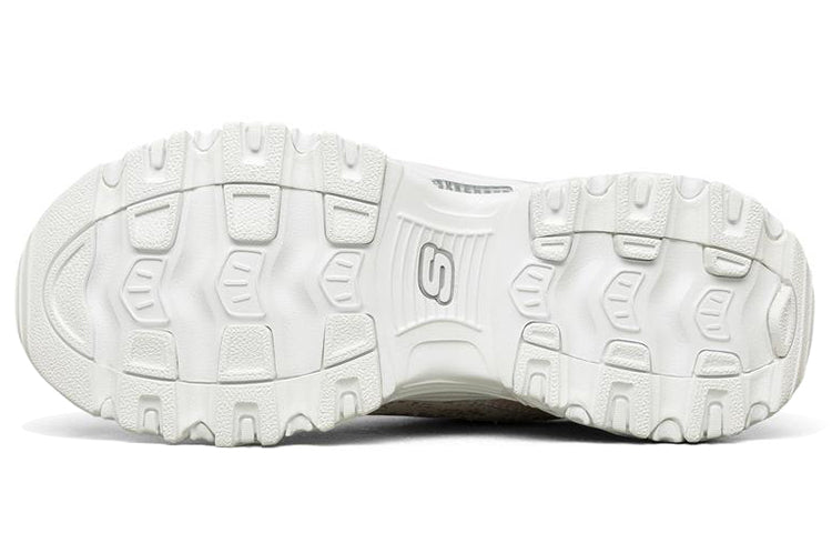 (WMNS) Skechers D'Lites 1.0 Clunky Shoes White 149462-WHT