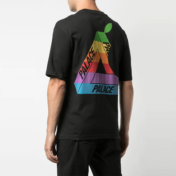 PALACE Jobsworth T-Shirt Creative Apple Printing Short Sleeve Unisex Black P16TS048