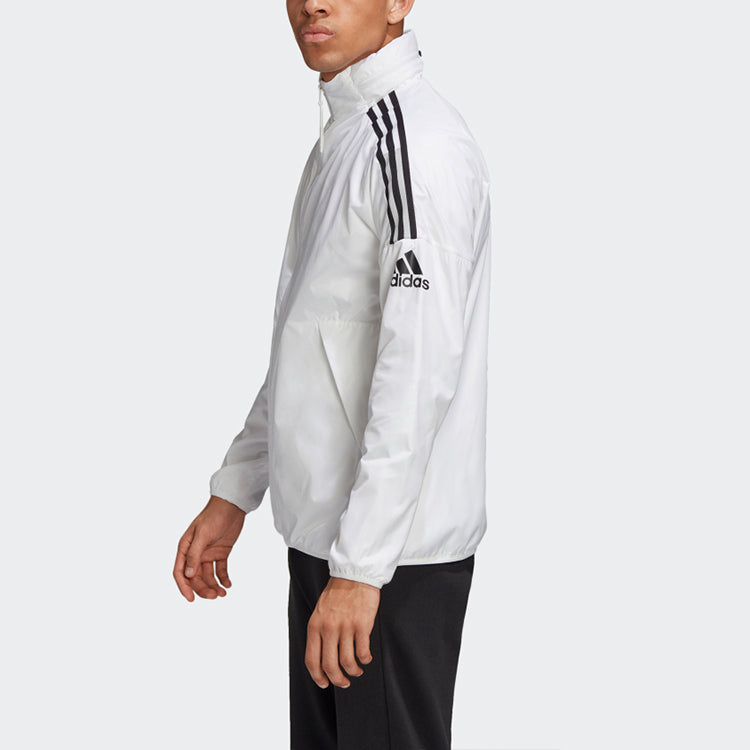 adidas M Zne Wndbrkr Sports polar fleece Jacket White FL3996
