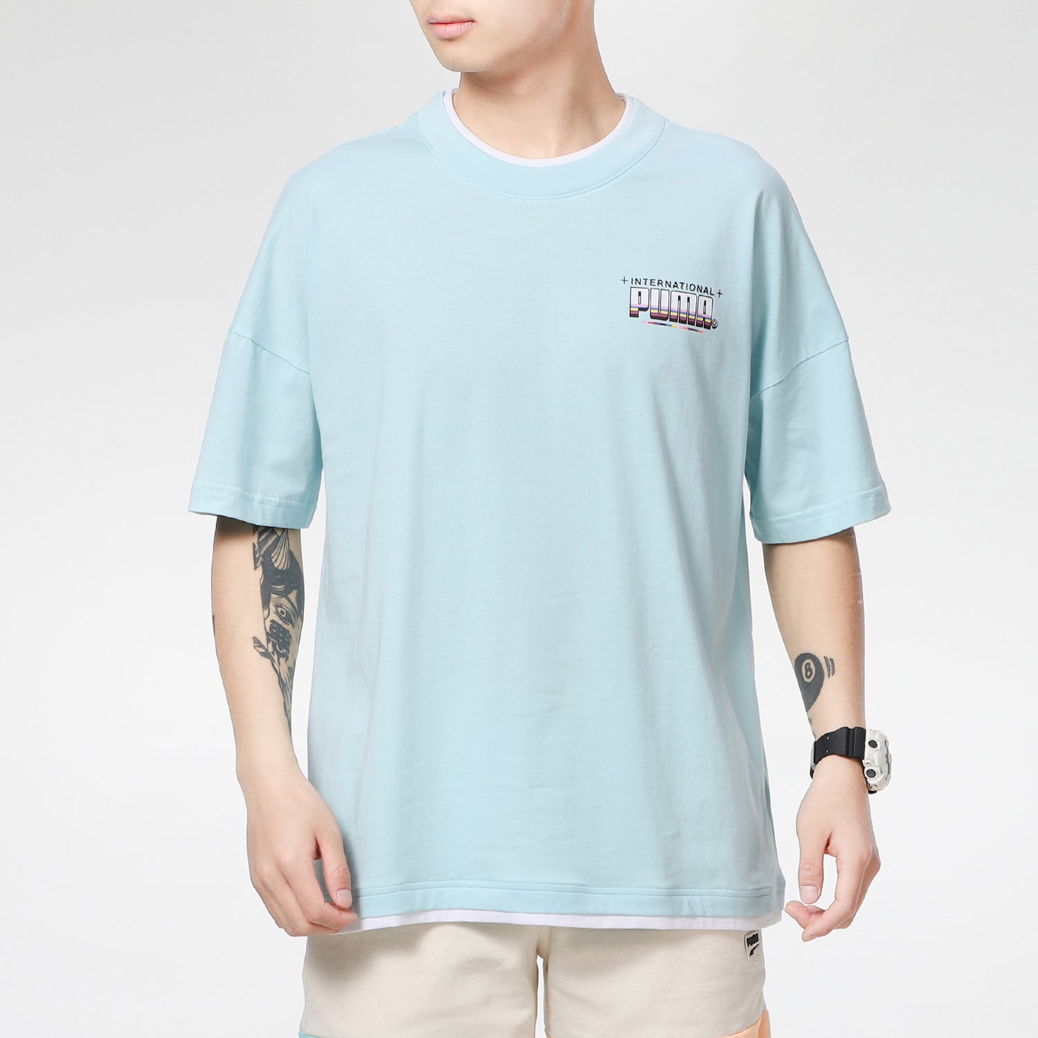 PUMA x Britto T-Shirt 'Blue White' 532257-50