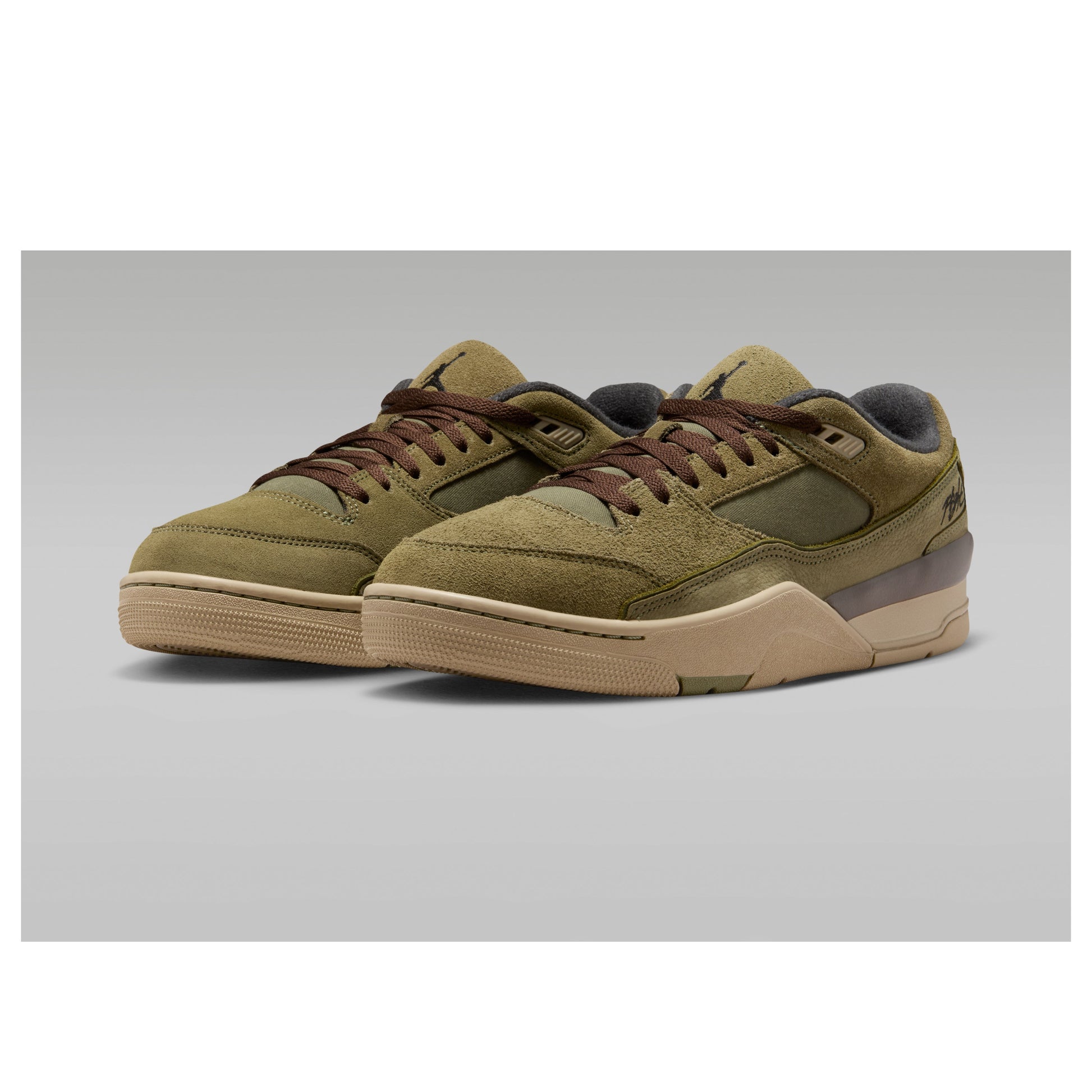 Air Jordan Flight Court 'Medium Olive Khaki' HF3255-202
