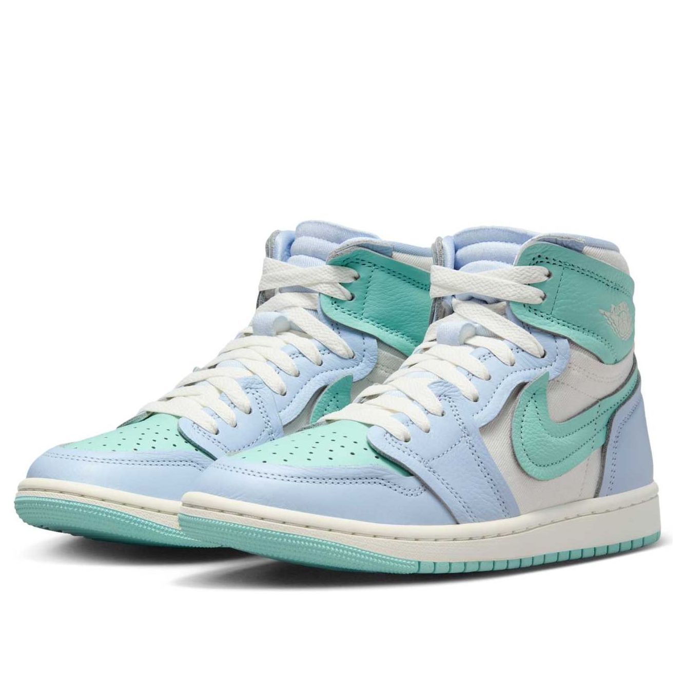 (WMNS) Air Jordan 1 High Method of Make 'Hydrogen Blue Coconut Milk' FB9891-401