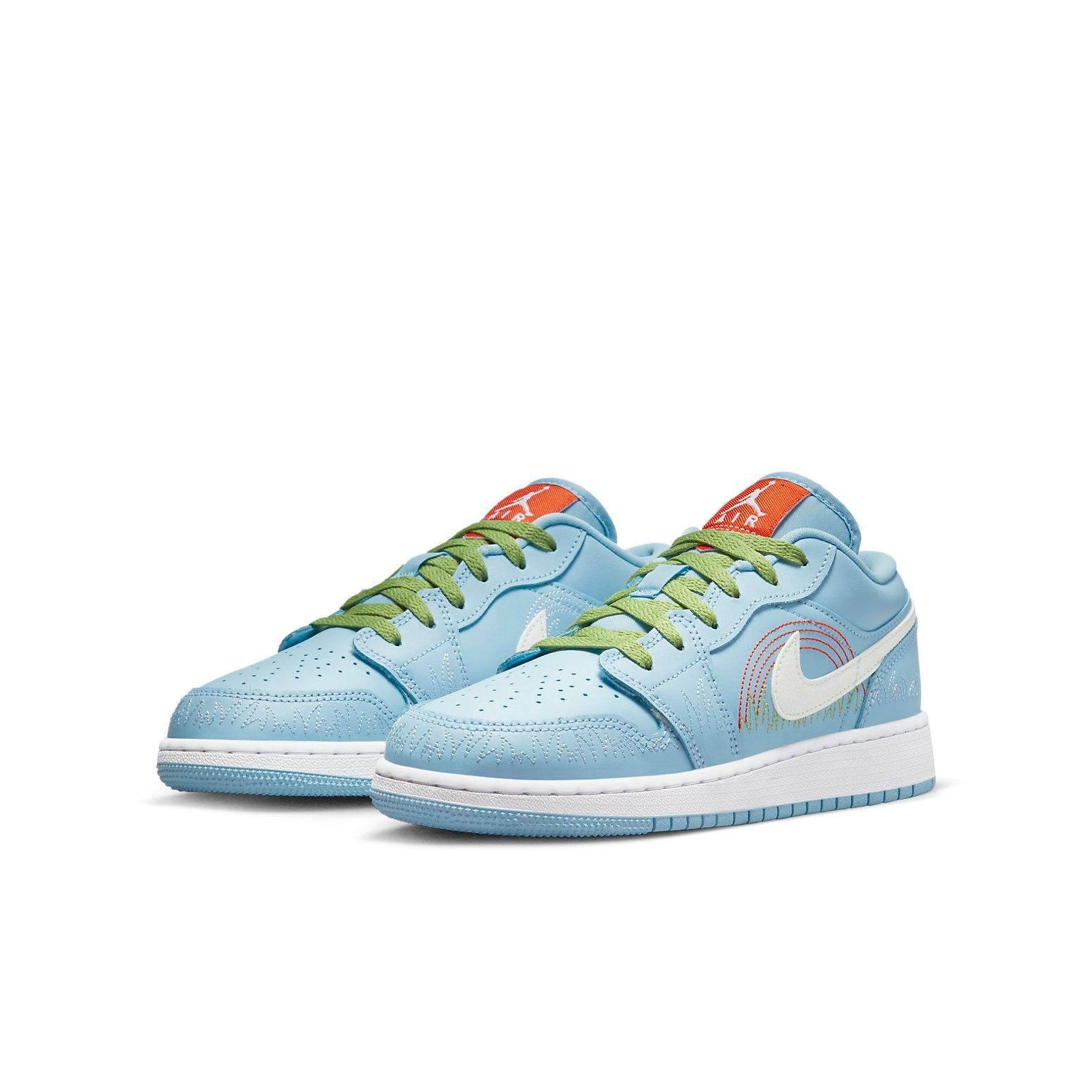 (GS) Air Jordan 1 Low SE 'Blue Stitch' DO8227-400
