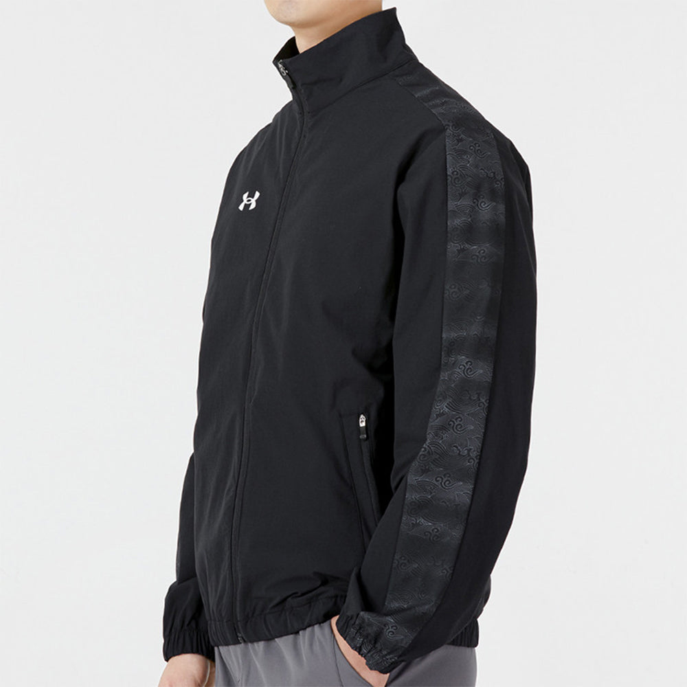Under Armour Sportstyle Woven Full Zip Jacket 'Black' 22500401-001