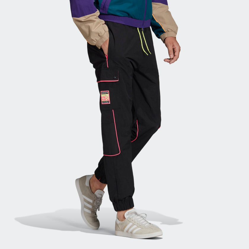 adidas originals Track Pant Cargo Casual Sports Pants Black FR0592