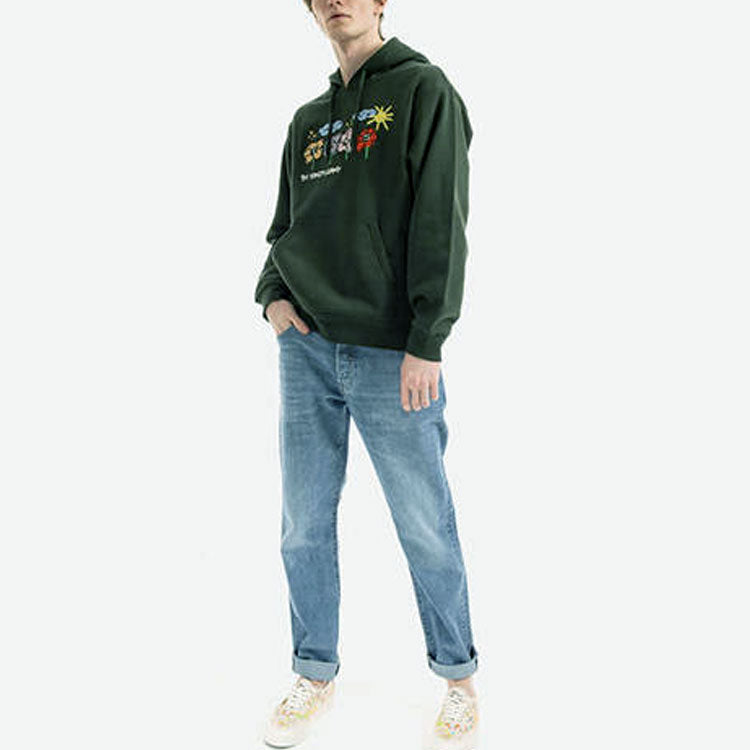 Vans x Sandy Liang Fleece Pullover Hoodie 'Green' VN0A7SDUYRB