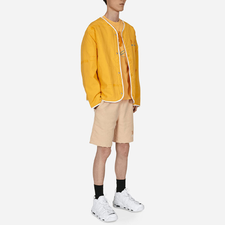 Air Jordan x Union Crossover Solid Color Alphabet Pattern Printing Round Neck Short Sleeve US Edition Yellow DM2839-771