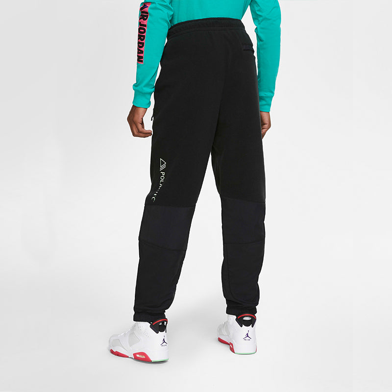 Air Jordan Winter Utility Cordura Stay Warm polar fleece Splicing Casual Sports Running Long Pants Black CT3385-010