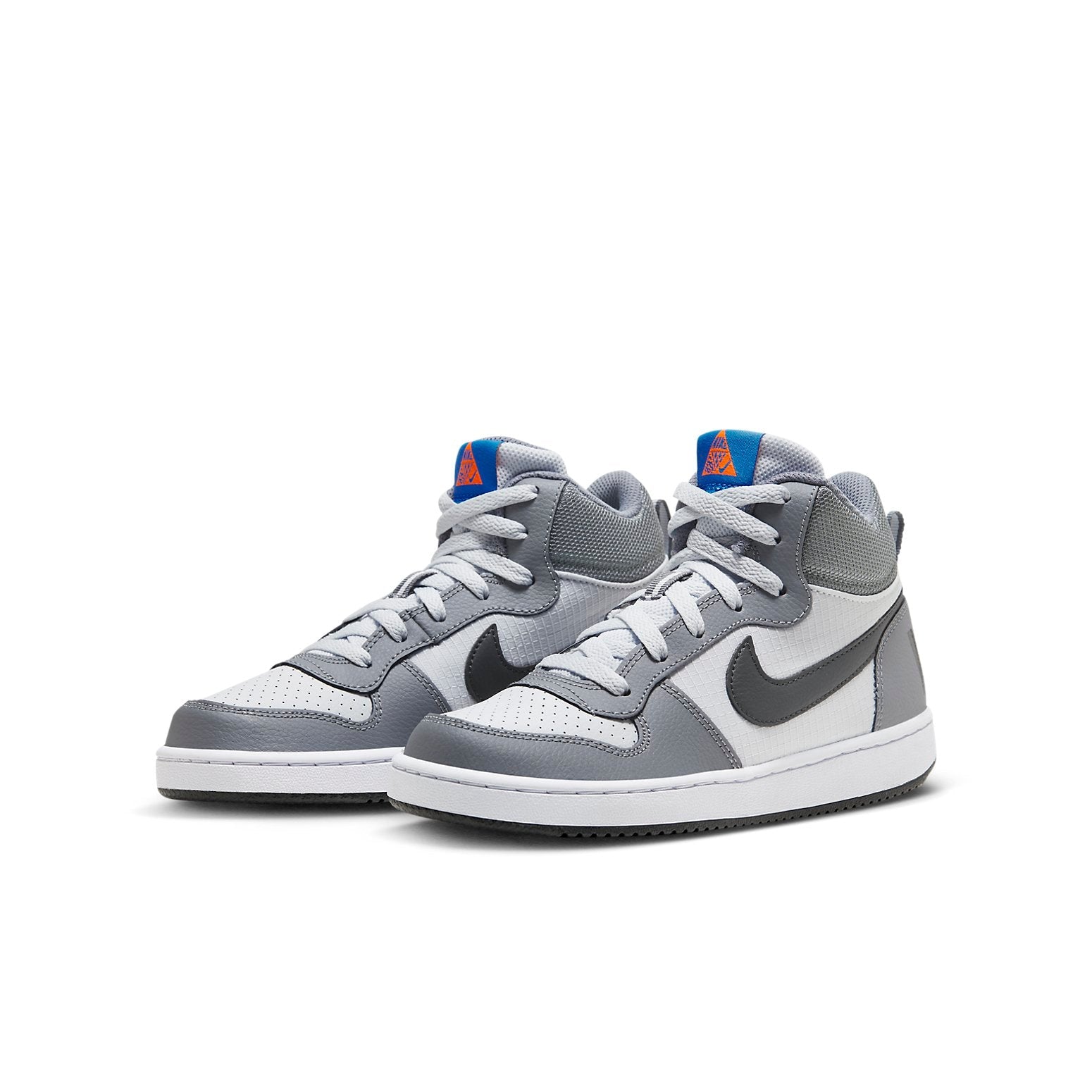 (GS) Nike Court Borough Mid 'Cool Grey Anthracite' 839977-009