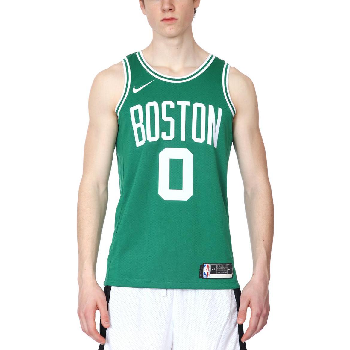 Nike NBA Sports Basketball Jersey/Vest SW Fan Edition 20 Season Celtics Team Tatum 0 Green CW3659-314