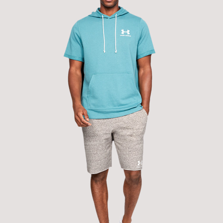 Under Armour Sportstyle Terry Stretch Waist Shorts 'Light Grey' 1329288-112