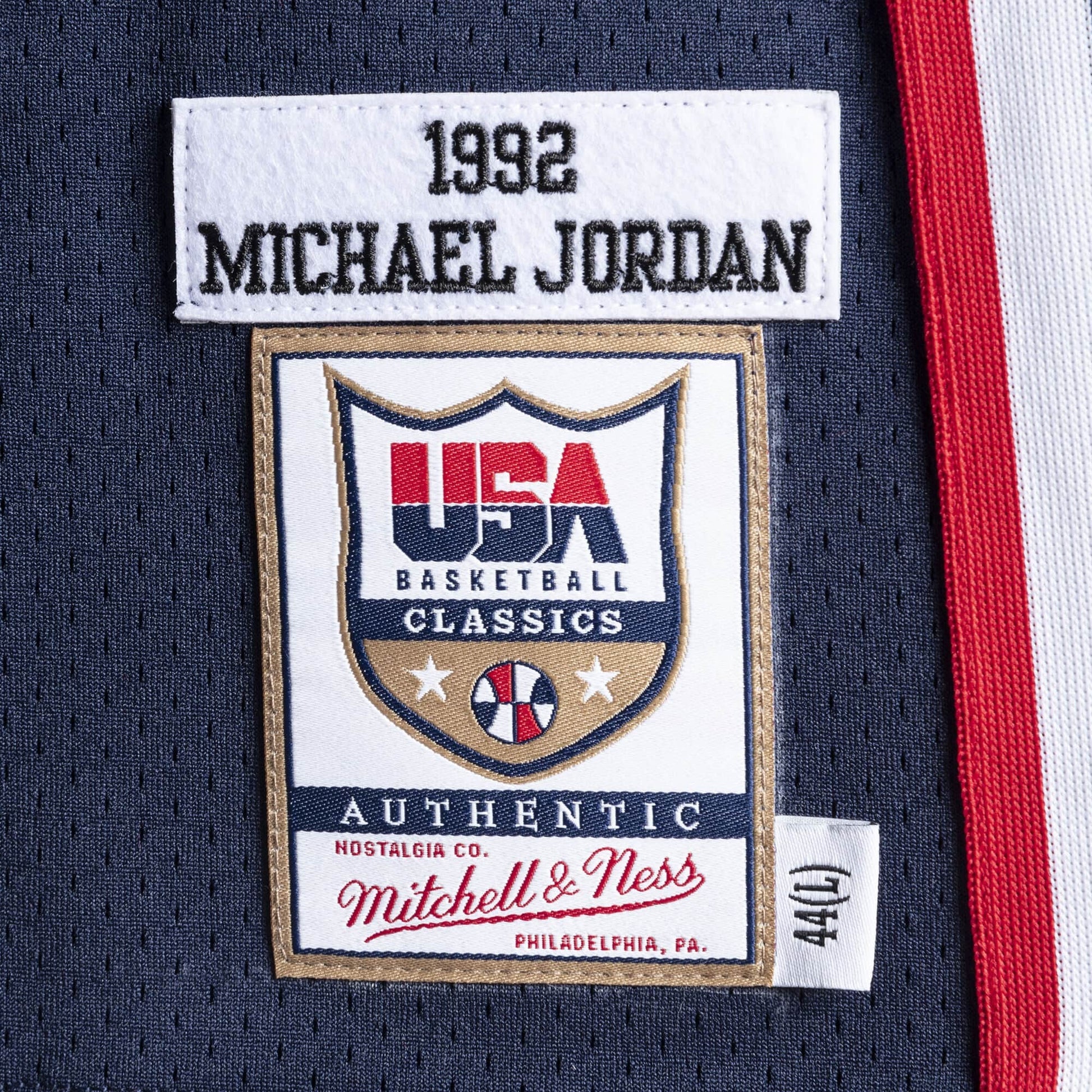Mitchell & Ness Team USA 1992 Jerseys 'Michael Jordan 9' AJY4GS18414-USANAVY92MJO