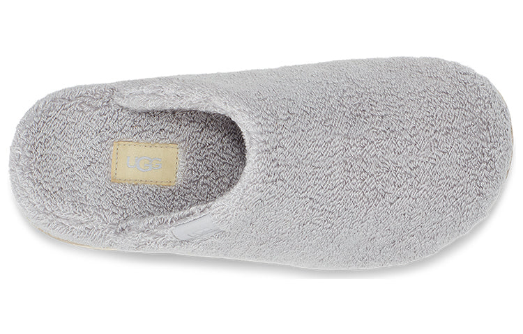 (WMNS) UGG Fluff Yeah Slide 'Metallic Grey' 1126386-MGR