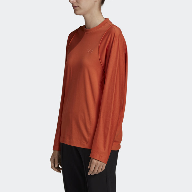 (WMNS) Y-3 Loose Logo Casual Orange T-Shirt GK4472