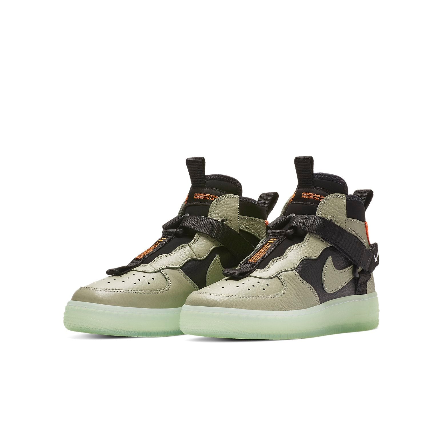 (GS) Nike Air Force 1 Utility Mid 'Spruce Fog' AQ3693-300