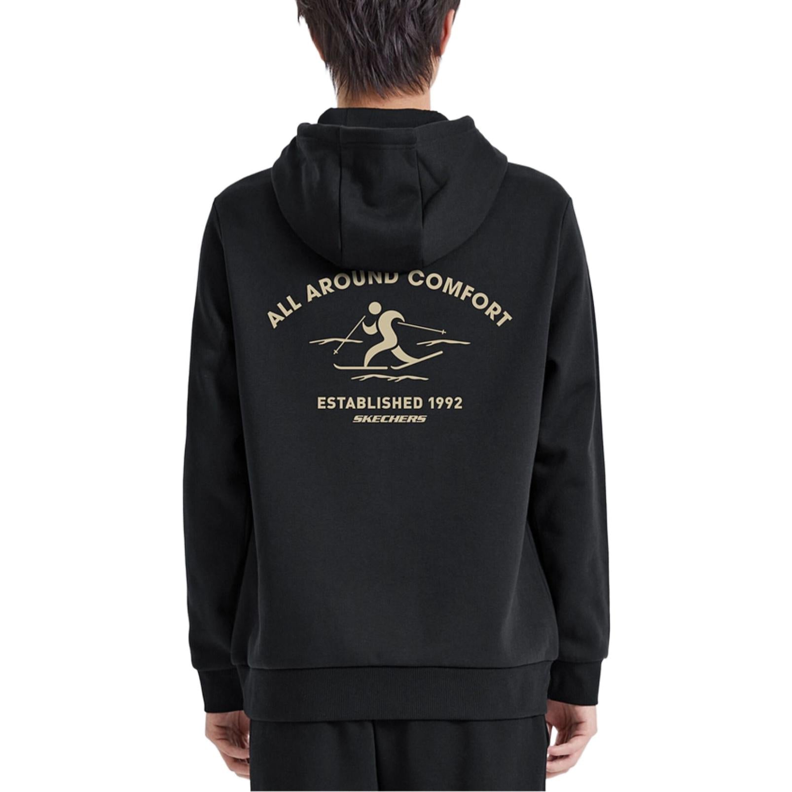 Skechers Graphic Hoodie 'Blue Black White' L422U240