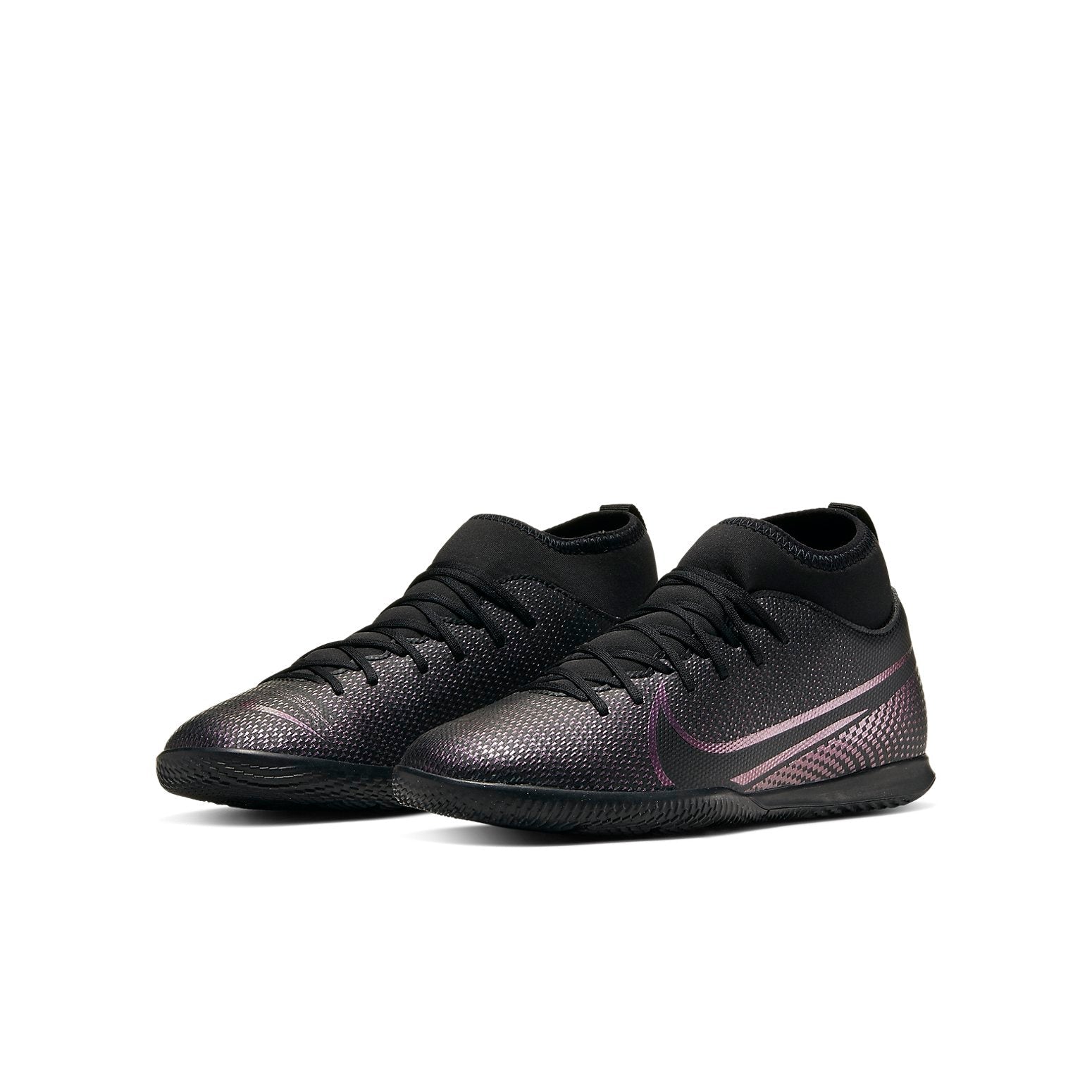 (GS) Nike JR Mercurial Superfly 7 Club IC 'Black Purple' AT8153-010