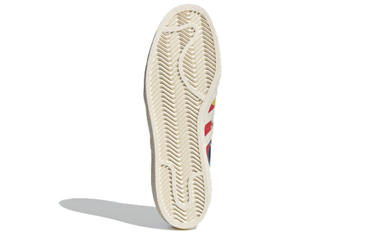 adidas originals Superstar80s AC 'White Yellow Red' FY0727