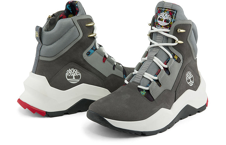Timberland Madbury Side Zip Wide Fit Sneaker Boots 'Grey Nubuck' A2PTNW