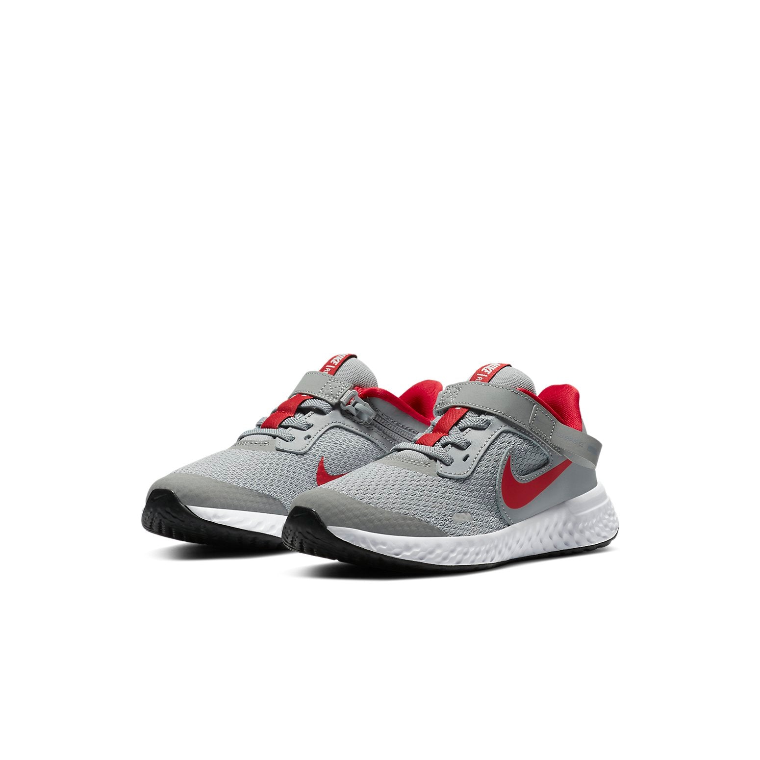 (PS) Nike Revolution 5 FlyEase 'Grey Red' CQ4648-013