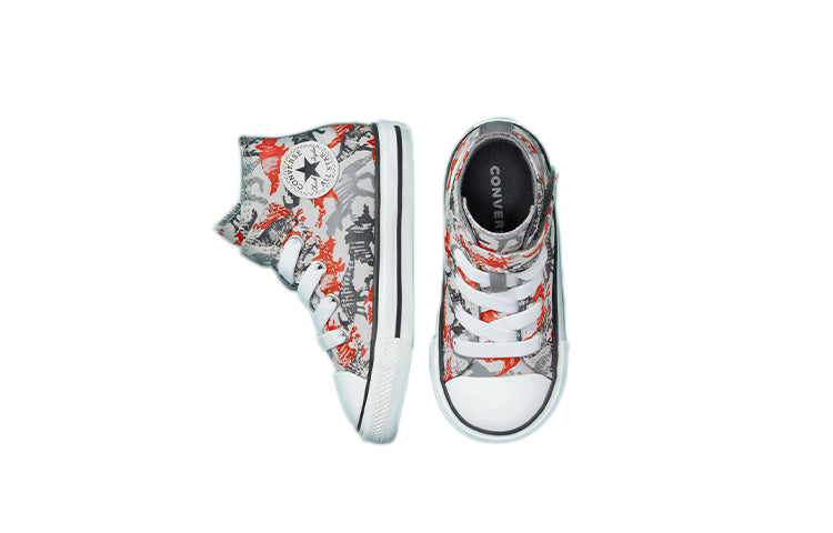 (TD) Converse Chuck Taylor All Star 'Gray Red' 771597F