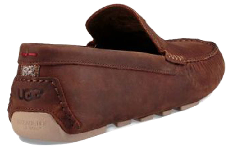 UGG Henrick Moccasin Shoes 'Brown Red' 1017317-RDCL